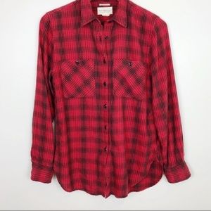 Denim & supply red flannel size s